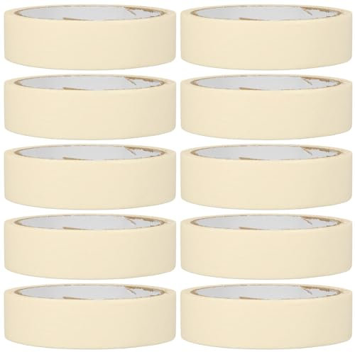 TOPPERFUN 10rouleaux Ruban De Masquage Adhésif De Ruban Décoratif Pour Projets De Peinture Et Décoration Intérieure Facile à Déchirer Pour Art Et Bricolage