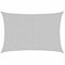 vidaXL Sonnensegel, Sonnenschutz UV Schutz für Balkon Garten Terrasse, Sonnendach Wasserfest, Windschutz Wetterschutz, Hellgrau 3,5x2,5m 100% Polyester Oxford