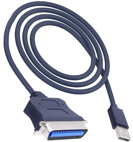 YARCHONN USB a CN36 Cable impresora de puerto paralelo USB 2.0 a Centronics 36 pines paralelo IEEE 1284 Adaptador impresora Cable convertidor-1.2M / 3.9FT
