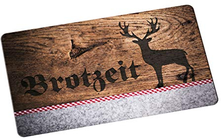 Infinite by GEDA LABELS (infkh) 13405 Oktoberfest ciervo Tiempo de pan pan Tabla de desayuno de, tablas, tabla, tabla de cortar, Color marrón