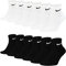 Nike 6 Paar Herren Damen Kurze Socke Knöchelhoch Weiß Schwarz Sparset SX7667 Everyday Cotton Cushioned Ankle Sportsocken Größe 34 36 38 40 42 44 46 48 50, Farbe:weiß schwarz, Sockengröße:38-42