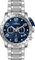 Thunderbirds Aircraft Herrenuhr, Edelstahl Chronograph mit Mesh Zifferblatt 5ATM