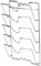 Greensen Kitchen 5 Tier Pan Lid Holder for Cupboard Door- Strong Adhesive No Drill, Compartments Kitchen Utensils Utensils for Pot Metal Kitchen Pot Holder Lid Rack - Chrome