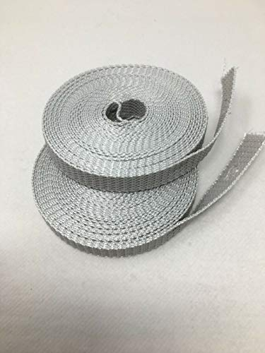 2x Rolladen Gurtband Rolladengurt 14-16mm Gurtwickler Grau 5m