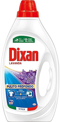 Dixan Tvättmedel Tvättmaskin Vätska Lavendel, 21 tvättar