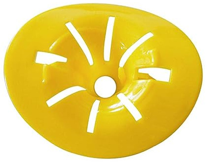 AMZLORD 10pcs Honeybee Hornet Catcher Colgando Botella de Plástico Trampas de Avispas Reutilizable Amarillo No Tóxico Forma de Flor Herramienta de Control de Plagas