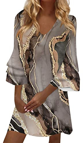 Jupe Femme Ete Mi Longue Chic et Elegant l'église décontractée Impression en Chiffon à Manches Longues Paire avec Jupe Plissée Vêtements Femme Élégant Chemise Robes De Soie Robe Morgan Femme