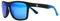 Surf Monkey Gafas de sol FLOTANTES Hombre/Mujer | UV400 | Polarizadas | Revestimiento anti sal (TPX, Negro/Azul)
