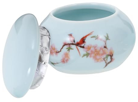 DECHOUS Contenitori In Ceramica Scatole Per Biscotti Con Coperchio Porta Cialde Caffè Barattoli Per Spezie Da Cucina