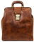 Time Resistance Leather Backpack - Classic Design Business Backpack for Laptop up to 15” - Stylish City Rucksack for Men and Women - Unisex Travel Carry On Bag (Cognac Brown)