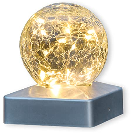 colourliving Zaunbeleuchtung Solar LED Pfostenlampe Pfostenkappe Zaunpfosten Abdeckung beleuchtet