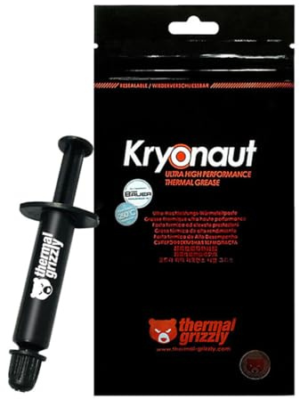 1 g termisk grizzly Kryonaut Compound termisk pasta för GPU och CPU-kylare