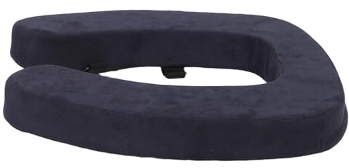 Hoement Cojín Elevador Acolchado para Asiento de Inodoro Antideslizante y Lavable, Tamaño 40x36.5x5 Cm, Adecuado para Personas Mayores en Reuniones Familiares y Invierno