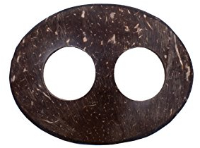 Ciffre Sarongschnalle Sarongschliesse aus Kokos zum Sarong/Pareo/Wickelrock/Kleid binden