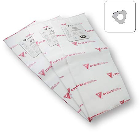 CycloVac TDSAC93C - Bolsas electrostáticas para aspiradora central de alta eficiencia | Juego de 3 bolsas