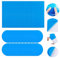 HPiano Rustine pour Piscine, Piscine Patch De Réparation,20 Pièces Kit de Réparation de Patch,Rustine Piscine Correctifs Auto-adhésives Rustine,Auto-adhésifs en PVC pour Piscine Piscine Jacuzzi-Bleu