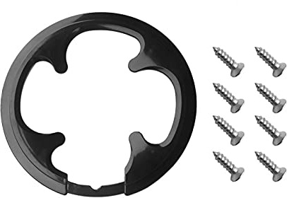 Bike Ring Chain Wheel Cover,Plastic Bike Chain Cover Cycling Chainring Sprockets Cranksets Guard Protector with 8 Screws,Universal MTB Outdoor Cycling Chain Guard Ring for 42T Mountain Bike Road Bike