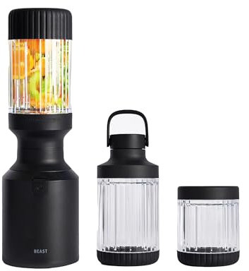 Beast Mini Blender Plus, Countertop Blender, Carbon Black, 600W