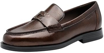 Tamaris Pantofole da Donna Vegan, Brevetto Marrone, 38 EU