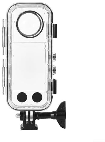 HpLive Boîtier de protection sous-marin pour appareil photo Insta 360 X4 40 m - Boîtier de plongée avec verre trempé pour plongée profonde