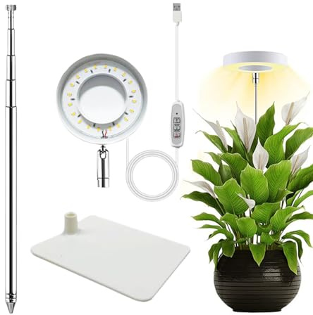 Växtlampa - Lampa För Växtodling | Dimbar LED-Lampa För Blomväxt Grönsaksodling Hydroponik Och Växthusodling