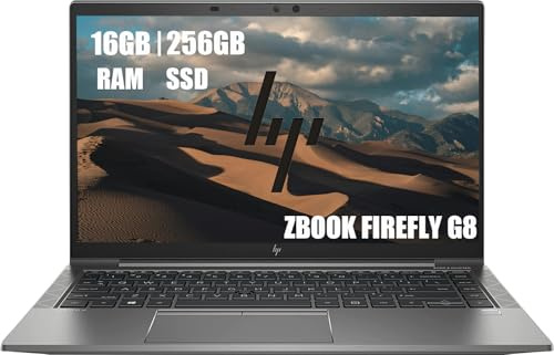 HP ZBook Firefly 14 G8 Workstation Laptop 14 pulgadas FHD (1920 x 1080), Intel Core i5-1145G7, 16 GB de RAM, 256 GB SSD, teclado QWERTY de EE. UU., Windows 11 Pro (reacondicionado)