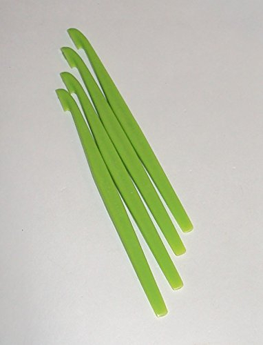 Tupperware Set of 4 Classic Kitchen Gadgets Citrus Peelers (Lime Green)