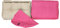LILENO HOME Palettenkissen Bezug Pink - Ersatzbezug für Rückenkissen/Seitenkissen 60 x 40 x 16-20 cm - Polster Bezug für Europaletten - Palettenkissen Outdoor Hülle für Palettenmöbel
