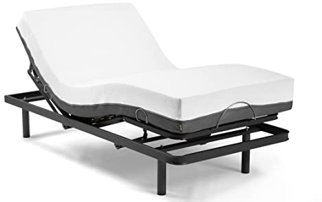 Ferlex - Pack Cama articulada eléctrica Erwin con colchón ortopédico viscoelástico Elion | Mando inalámbrico (105x200)