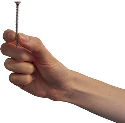 Box of 50pcs Decking Screws Wood Zinc M4 Long 2 inch (0.16 x 2.36) 4.0 x 60mm