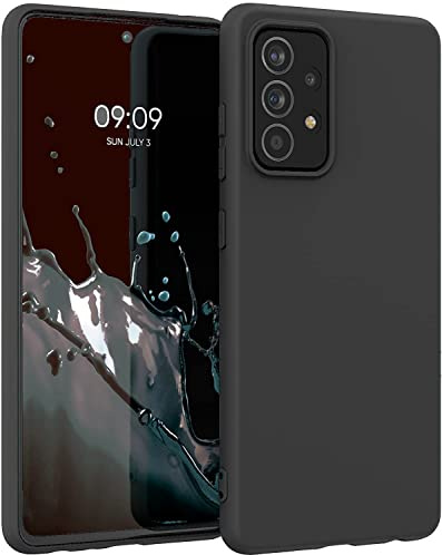 Captor Hülle Transparent TPU Silikon Case, ultradünn & weich, Anti-vergilbend, Flexibles Clear Cover, Handyhülle (Schwarz, Samsung: Galaxy A52 A52s 4G 5G)