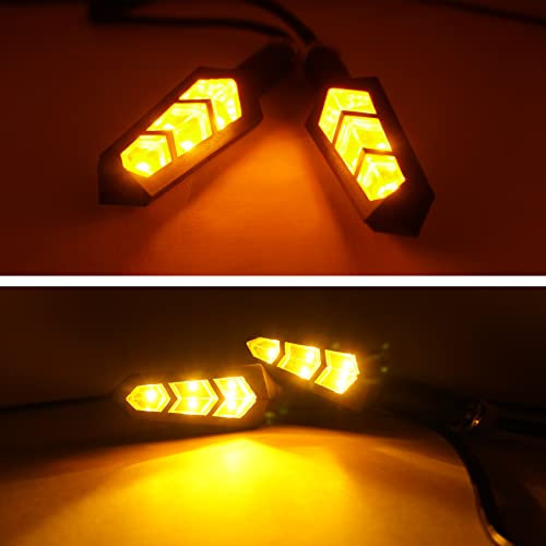 Moto ha portato le luci di segnalazione universale freccia anteriore posteriore DC 36v 48v 52v 60v lampeggiatori indicatore di direzione lampadine per elettriche scooter bicicletta E-Bike