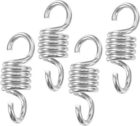 BESTonZON 4pièces Lot de Ressorts De Balançoire avec Crochets Extension pour Hamac Chaise Suspendue Salle De Sport Et Patio Extérieur