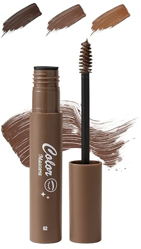 Erinde Mascara à Sourcils et Eyebrow Gel,Gel Haute Pigmentation,Résultat Précis et Naturel,Application Facile,Longue Tenue,Résistant à l'Eau,Parfait pour des Sourcils Définis Toute la Journée. #02