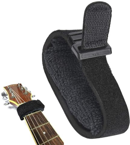 Gitarrsträng ånare – gitarr muter bomull sträng ånare, hög elasticitet gitarrtillbehör för musicianer | Perfekt present till gitarrälskare fester | Minskad strängljud för prakt