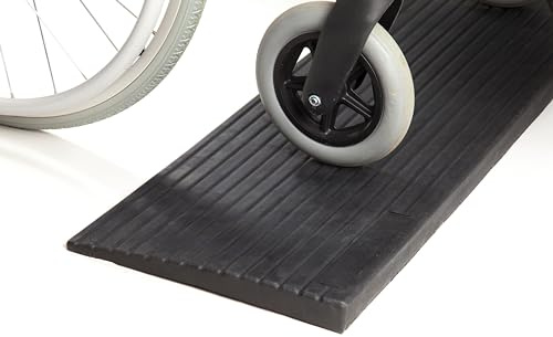 The Ramp People 1.2cm Threshold Ramp for Doorways 4mm - 100mm (12mm) | Outdoor Mobility Scooter and Wheelchair Ramp Antislip 1000kg Capacity 1000mm Wide Transition Strip