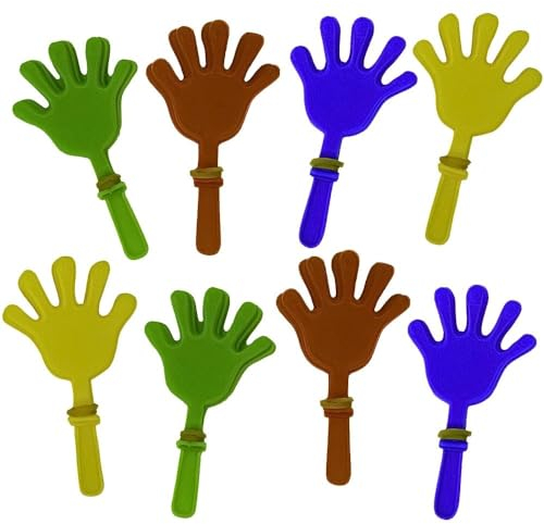Partygeschenke - Mini-Handklatscher - 8er-Pack