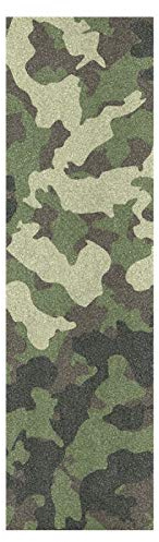 Mnsruu Art Earth Camouflage Müde Skateboard Griffband Sandpapier Griptape Rutschfestes Blasenfrei Blatt 1 Stück Longboard Aufkleber Scooter 22,9 x 83,8 cm