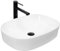 Rea Aufsatzwaschbecken Angie, Badezimmerwaschbecken, 520 x 380 x 115 mm, Keramik (weiß)