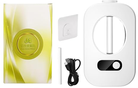 Quorvex Difusor De Aceites Esenciales - Máquina Difusora de Aromas Automática,Aparato Recargable con Temporizador Montable en Pared para Dormitorio Oficina SPA Hotel Dormitorio Juvenil