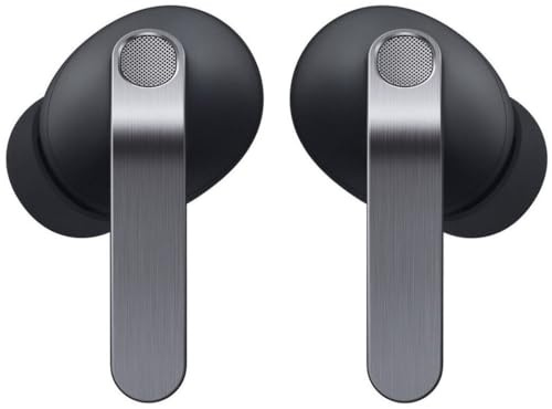 Samsung Galaxy Buds4 Pro, trådlösa Hi-Fi Bluetooth-hörlurar, 2-vägs högtalare, anpassningsbar brusreducering, in-ear-hörlurar, 360-ljud, AI-agent med röstkontroll, svart