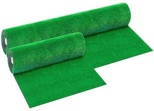 ARREDIAMOINSIEME-nelweb Erba Sintetica drenante 7mm 50 Misure Disponibili in Altezza 1 Metro o 2 Metri Prato Sintetico Alta qualità 100% Made in Italy (2x14 Metri)