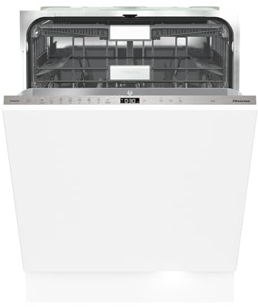 Hisense, HV673A64,Lavastoviglie incasso,16 coperti, terzo cesto, 38db, 7 programmi, motore inverter, wifi, luce interna, status light, total dry, Intensive CleanZone, touch, cerniere sliding, Classe A