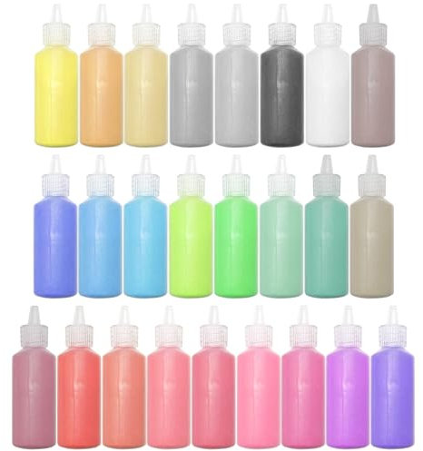 Woohome Sand Art Kit, Art sur Sable, Bricolage en Sable, Set d'Art de Sand pour Décoration de Fête de Mariage Vase Coloré en Verre Sables de Scène (25 Couleur, 0,88kg)