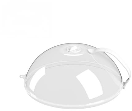 Couvercle Anti-éclaboussures Pour Micro-ondes, Cloche En Verre Imitation, Couvercle Micro Ondes Cour Bol Avec Poignée, Trous De Vapeur Réglables, Couvercle Parfait Pour Les Petits Et Grands Micro-ond