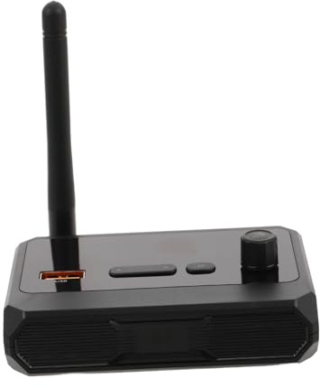 Operitacx Ricevitore Audio Digitale Wireless Adattatore Musicale Per Riproduzione Stereo Domestica Connessione Stabile Per Altoparlanti Tv e Riunioni in Ufficio Dispositivo Audio in Fibra