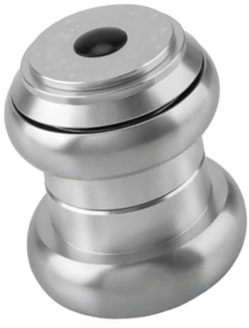 Mountainbike-styrlager 34 mm med dubbla lager, for standard 28,6 mm gaffel, tillbehör till cykelstyrsystem(Silver)