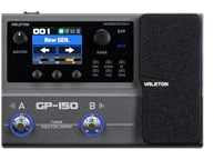 Valeton GP-150 gitarr multieffektprocessor – över 140 effekter, 45 förstärkarmodeller, IR-laddare, expressionspedal, USB-ljudgränssnitt, trummaskin, looper, hörlursutgång
