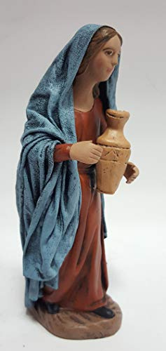 Arte Pesebre Pastora con ánfora, para Figuras de 14 cm