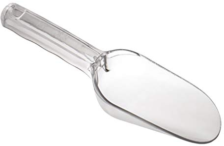 Inzopo Ice Cube Shovel Scoop Scraper Plastic Clear Ice Bucket Bar Tools 4 Sizes - Clear, S